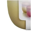swiecznik ceramic tealight bialo bezowy bolsius 75 70 mm