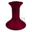 swiecznik plastikowy bordowy