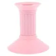 swiecznik plastikowy rozowy