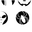 szablony do wykrawania dynia halloween arpex 10 szt