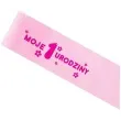 szarfa moje 1 urodziny godan rozowa