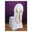 szarfa na krzeslo elegant kremowa 10 szt