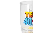 szklanka do piwa test 40 latka z nadrukiem bgtech 1500 ml