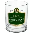 szklanka do whiskey 100 gentleman przezroczysta z napisem bgtech 270 ml