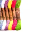 sznurek mulina kolory jaskrawe mix aliga 8 m 10 szt