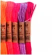 sznurek mulina kolory neonowe mix aliga 8 m 10 szt