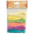 sznurek rafia kolory teczowe mix aliga 9 m 6 szt