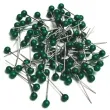 szpilki perelki zielone ciemne 22 mm aliga 100 szt