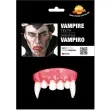 sztuczne zeby wampir rozowy bialy guirca