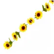 sztuczny kwiat girlanda sloneczniki zolty chaks 220 cm