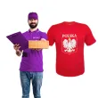 t shirt z nadrukiem polska orzel bialy czerwony arpex s