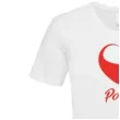 t shirt z nadrukiem polska serce kibica biala arpex m