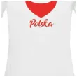 t shirt z nadrukiem polska serce kibica biala arpex xl