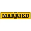 tablica rejestracyjna just married zolta