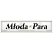 tablica rejestracyjna mloda para