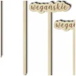 tabliczka candy bar weganskie drewniana 13 cm 4 szt
