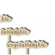 tabliczka candy bar wegetarianskie drewniana 13 cm 4 szt