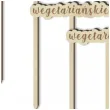 tabliczka candy bar wegetarianskie drewniana 13 cm 4 szt