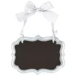 tabliczka dekoracyjna chalkboard srebrny amscan 14 x 10 cm