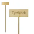 tabliczka drewniana tymianek 50x210 mm