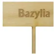 tabliczka etykieta tyczka do oznaczania roslin ziol bazylia 50x210 mm