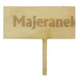 tabliczka etykieta tyczka do roslin ziol majeranek 50x210 mm