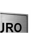 tabliczka informacyjna znak na drzwi biuro srebrny do urzedu pracy firmy 20x10 cm