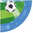 talerzyk plastikowy pilka nozna soccer fans procos 21 cm 1 szt
