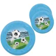talerzyk plastikowy pilka nozna soccer fans procos 21 cm 4 szt