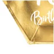talerzyki 18th birthday zlote partydeco 6 szt