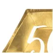 talerzyki 50th birthday zloty patrydeco 6 szt