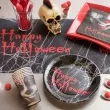 talerzyki bloody halloween santex 23 cm 10 szt