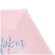 talerzyki happy birthday rozowy pudrowy partydeco 20cm