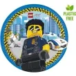 talerzyki lego city procos 23 cm 8 szt