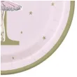 talerzyki papierowe 1 urodziny balerina kolorowe godan 23 cm 8 szt