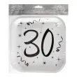 talerzyki papierowe 30 white santex 23 cm 10 szt