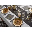 talerzyki papierowe 60 urodziny holo gold santex 22 5 cm 10 szt