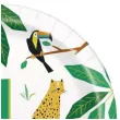 talerzyki papierowe animal safari roczek kolorowe godan 23 cm 8 szt
