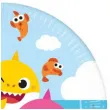 talerzyki papierowe baby shark procos 23 cm 8 szt