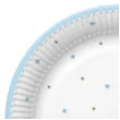 talerzyki papierowe baby shower boy gwiazdki biale blekitne maki 23 cm 8 szt