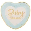 talerzyki papierowe baby shower boy serce givi 23 cm 8 szt
