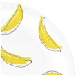 talerzyki papierowe banany biale partypal 23 cm 6 szt