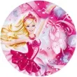 talerzyki papierowe barbie baletnica amscan 23 cm 8 szt