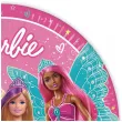 talerzyki papierowe barbie fantasy procos 23 cm 8 szt