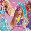 talerzyki papierowe barbie fantasy procos 23 cm 8 szt
