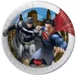 talerzyki papierowe batman vs superman 23 cm 8 szt