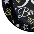talerzyki papierowe beauty charm 30 te urodziny czarne godan 18 cm 8 szt