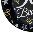 talerzyki papierowe beauty charm 30 te urodziny czarne godan 23 cm 6 szt
