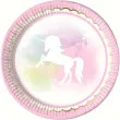 talerzyki papierowe believe in unicorns procos 23 cm 8 szt