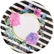 talerzyki papierowe black flowers givi italia 21 cm 8 szt